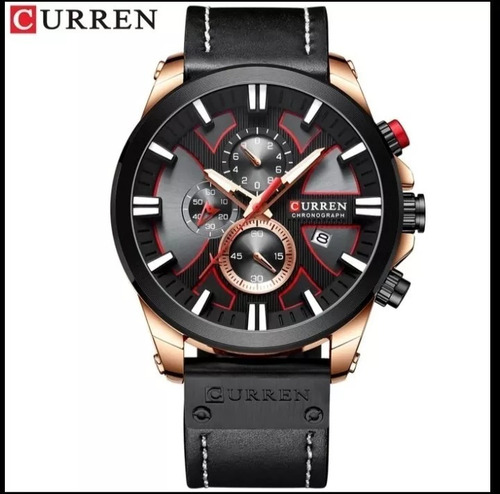 Relógio Masculino Curren Cronografo Funcional Barato S.20
