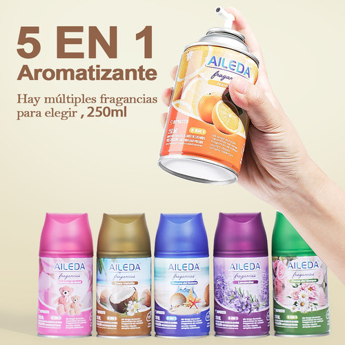 Desodorante Ambiental Automático Coco Vainilla 250ml,5 En 1