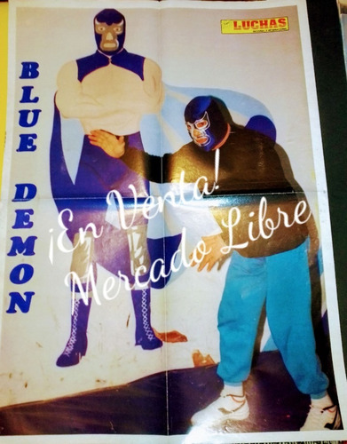 Lucha Libre Póster Blue Demon !!