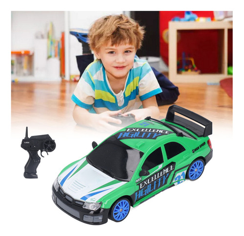 Rc Drifting Car Race 1/24 Verde Seguro Fuerte Abs Potente