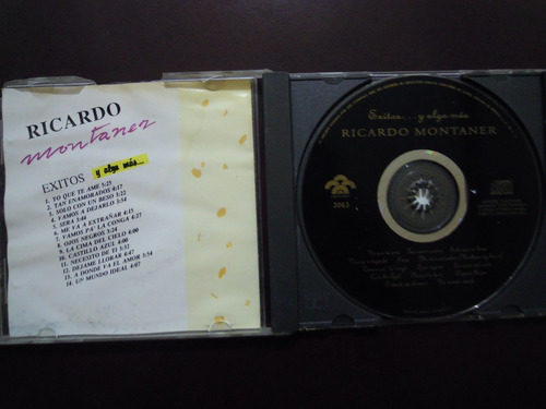 Ricardo Montaner Cd Exitos Y Algo Mas (Usado)