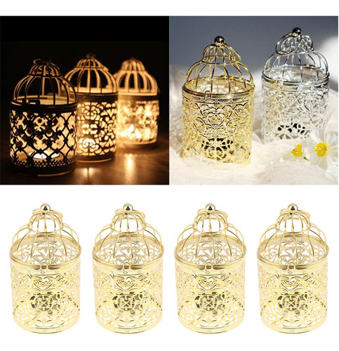 4 Piezas Candelabros Para Colgar En Pared Candelero De De