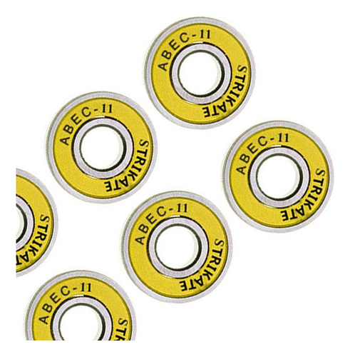 W 2x 8pcs 8 * 22 * 7 Mm Skate 608rs Rolamentos De Miniatura
