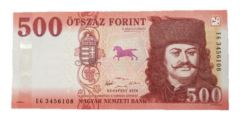 Hungría - Billete 500 Forint 2018 - Unc