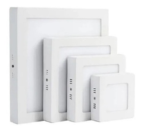 Foco Panel Led Sobrepuesto Cuadrado 24w Luz Frio
