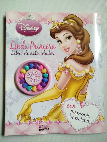 Libro De Actividades Disney Linda Princesa Con Brazalete