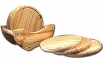 Comprar Set De Platos De Madera - Tablas - Asado - Parrillero - Lcm