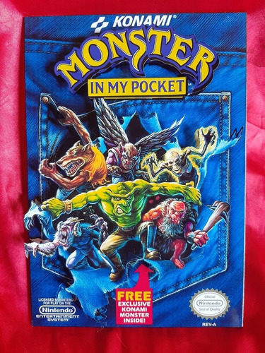 Monster In My Pocket Cuadros De Madera Grandes 3d 