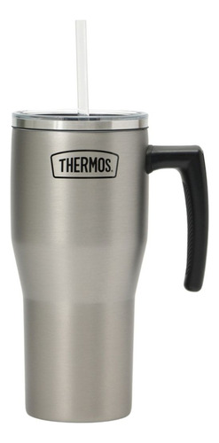 Vaso Térmico Thermos Classic Con Asa 850ml Acero Ot-850ms-ti