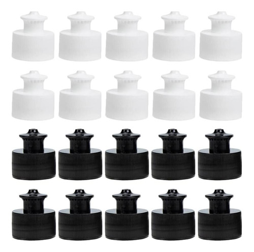 Vicasky 40 Piezas Tapas De Reemplazo Push Pull Para Botellas