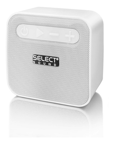 Bocina Bluetooth Select Sound Recargable Con Tws Bt221 Color Blanco
