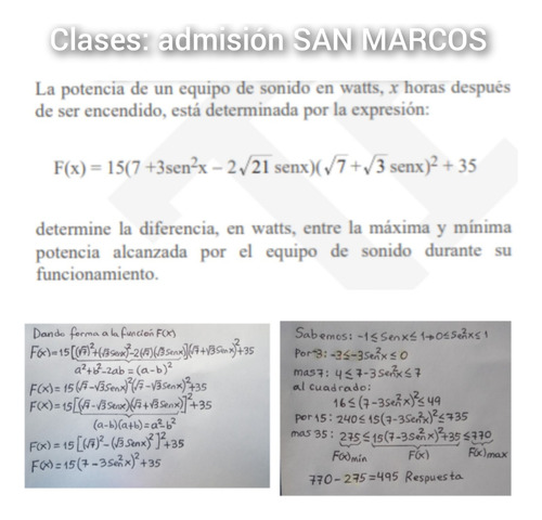 Profesor Particular(uni) Clases Matemáticas,física,química