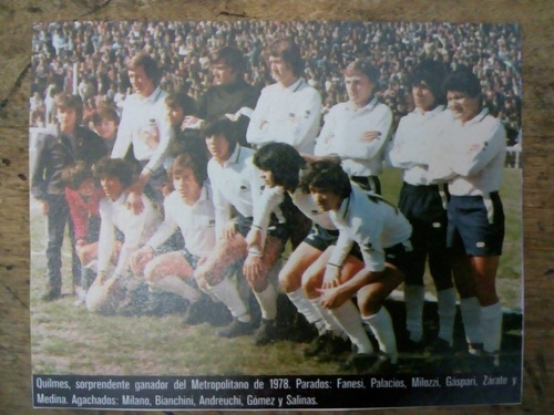 Recorte Quilmes Metropolitano 1978
