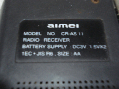 Radio Portatil Aiwa Usada Retro (Usado)