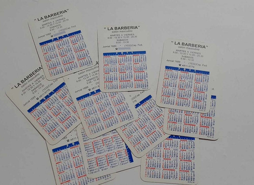Calendarios Lote De 10 Almanaques Bolsillo Molina Campos