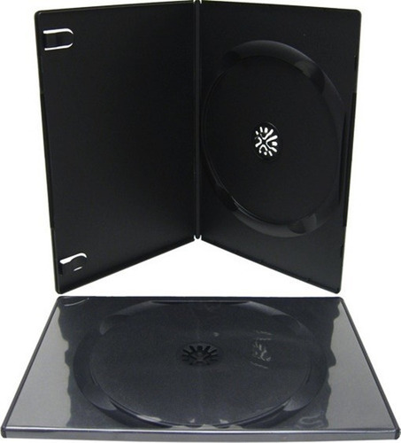 Caja Para Cd Slim Discos Estuche Torta Dvd Video Peli Música