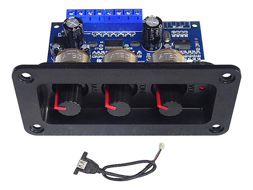 Placa Amplificadora Digital De 2.1 Canales 2x25w+50w Bt5.0 S