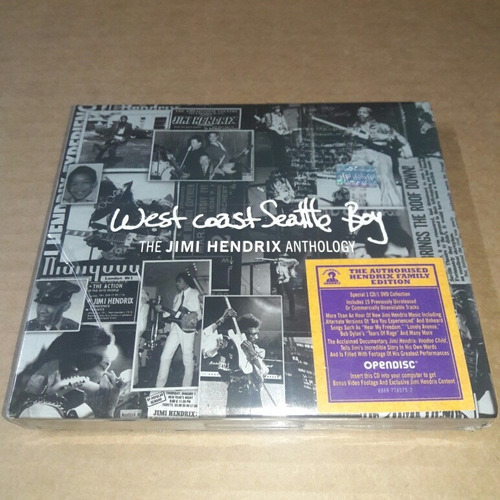 Jimi Hendrix - West Coast Seattle Boy (cd+dvd)