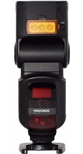 Flash Ttl Para Canon Com Rádio Flash E Led Yn968ex-rt