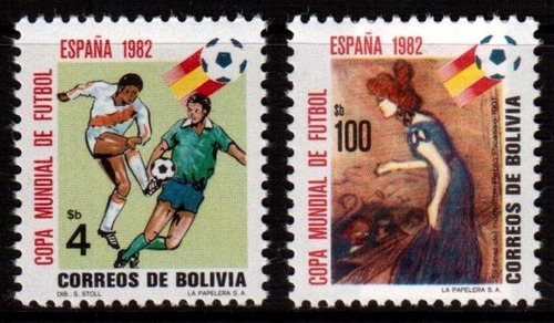Mundial Fútbol - Bolivia 1982 - Serie Mint