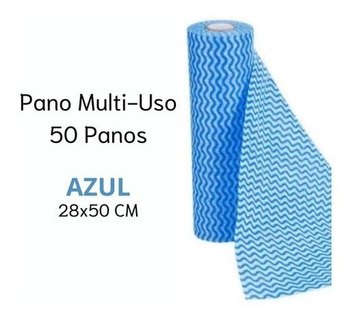Pano Multiuso Perflex 28cmx50cm - 50 Unidades Cor Verde