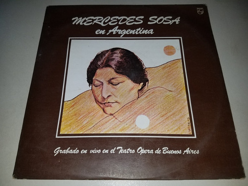 Lp Vinilo Disco Vinyl Mercedes Sosa En Argentina