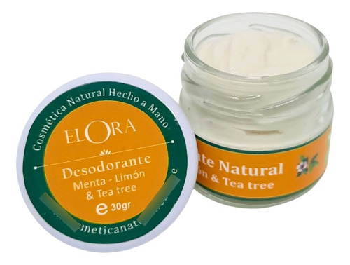 Desodorante Natural Y Orgánico Libre De Bicarbonato - Elora