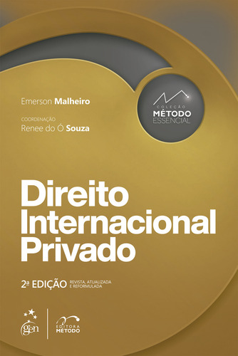 Coleção Método Essencial - Direito Internacional Privado - 2ª Edição 2022, de Malheiro, Emerson. Editorial Método, capa mole em português, 2022