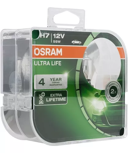 Par Lampada Osram H7 Ultra Life Os64210Ult em Promoção na Americanas