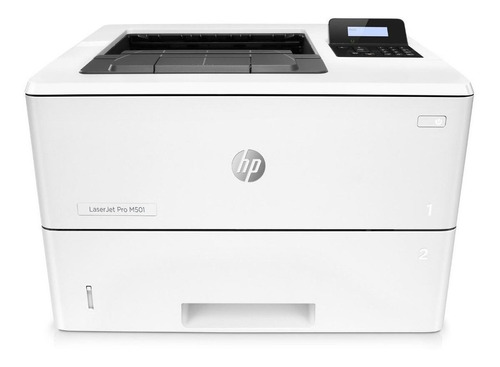 Imagen 1 de 3 de Impresora simple función HP LaserJet Pro M501dn blanca 100V - 127V