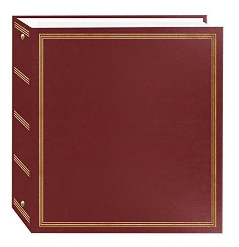 Pioneer Photo Albums Tr-100 Burgundy Red Magnetic 3-ring Pho
