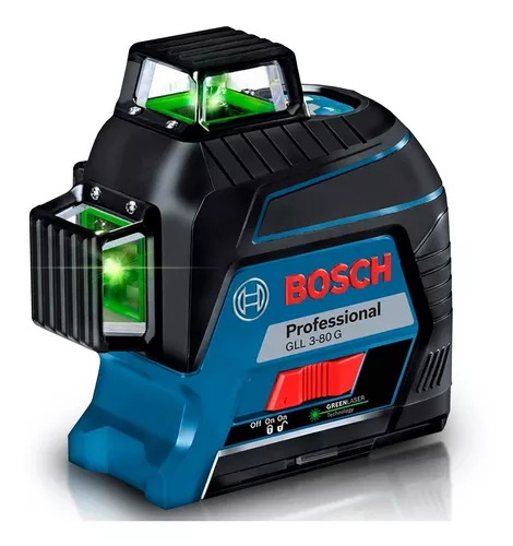 Nivel Laser 360 Bosch Autonivelante 3 Lineas Verdes Maletin