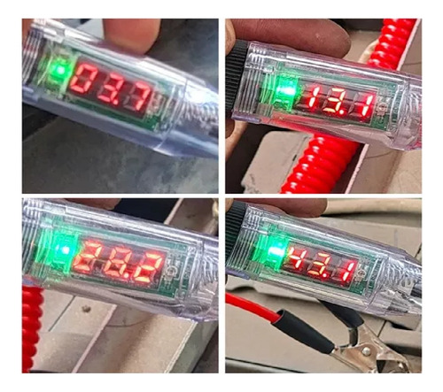 Punta Logica Prueba Voltímetro Automotriz Con Lcd 3v A 48v