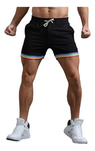 Bermuda Hombre Short Fitness Deportivo Rustico Verano Art.16