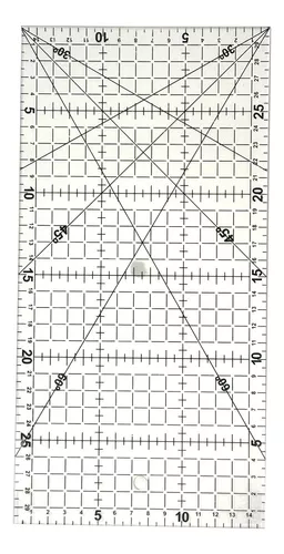 Regla para patchwork (23.6 x 6.3 in)