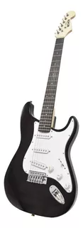 Guitarra eléctrica Newen ST st newen de lenga negra poliuretano satinado con diapasón de palo de rosa