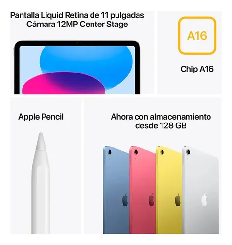 Ipad 11 A16 Wi-fi 128gb Azul Novo Lacrado Garantia 1 Ano | Frete