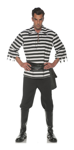 Disfraz De Pirata Talla Xxl (48-50) Para Hombre, Halloween