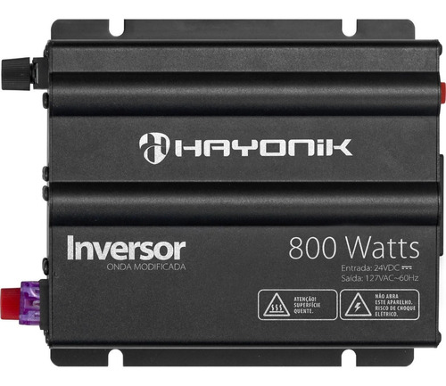 Inversor De Onda Modificada Hayonik 800w 24vdc 127v + Nf