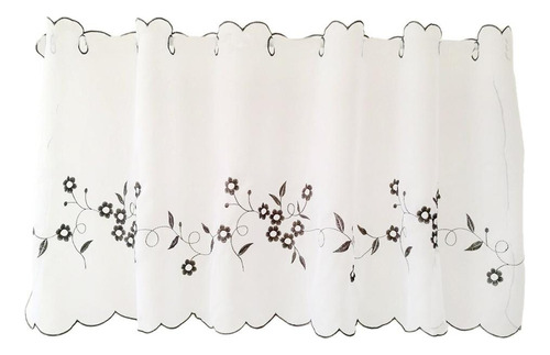Cortinas Media For Ventanas Panel Cenefa Gris 60x140cm