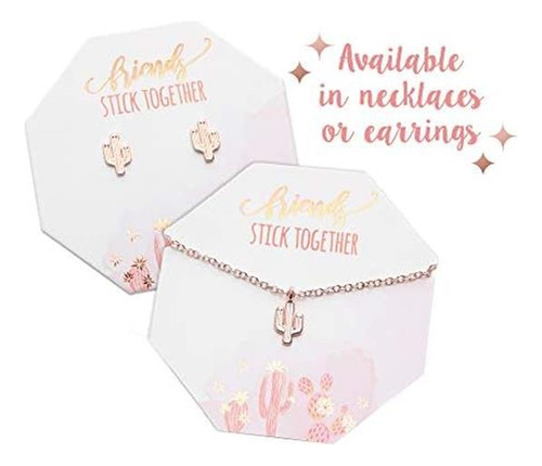 Joyería De La Amistad I Aretes De Cactus I Regalos Para Dama