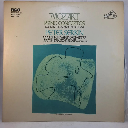 Mozart Peter Serkin Piano Concertos 16 Y 17 Lp Vinilo