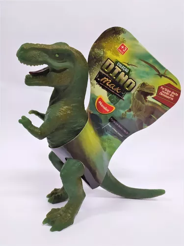 Dinossauro Tiranossauro REX Coleção Dino Max Emborrachado Jurassic Park T- Rex