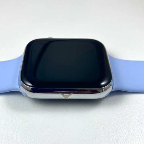 Malla Smart Watch 42 44 Mm Silicona Celeste 4.2 Cm