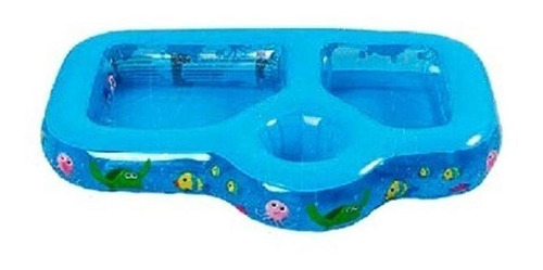 Piscina Inflável 3 Divisórias Para Praia 21l - Wellmix