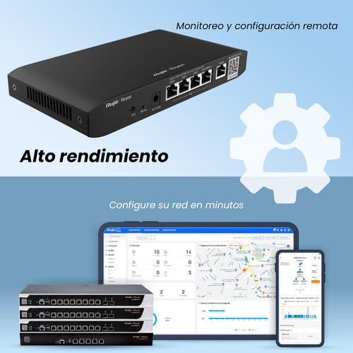 Router Administrable Poe+ Ruijie 600mbp Rg-eg105g-p-v3 Cloud