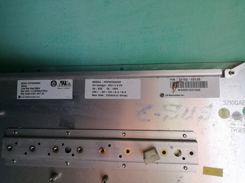 Pantalla De Tv Plasma LG 42 (Usado)
