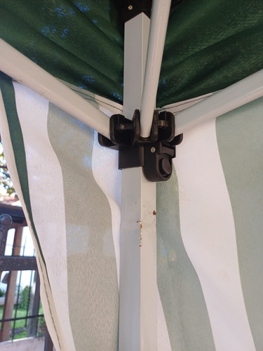 Gazebo 3x3 Verde Oscuro Verde Oscuro (Usado)