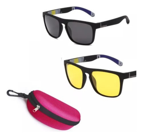 Gafas Nocturnos Y De Sol Para Manejar 2pzas Gscii #lm0