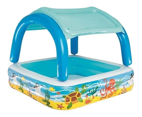 Pileta Bestway Inflable C/techo 140 X 140 X 114 Cm Jeg 52192